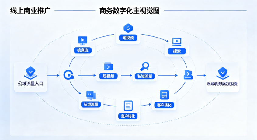 长兴县线上商业推广怎么做？全域流量闭环搭建与低成本转化实战指南